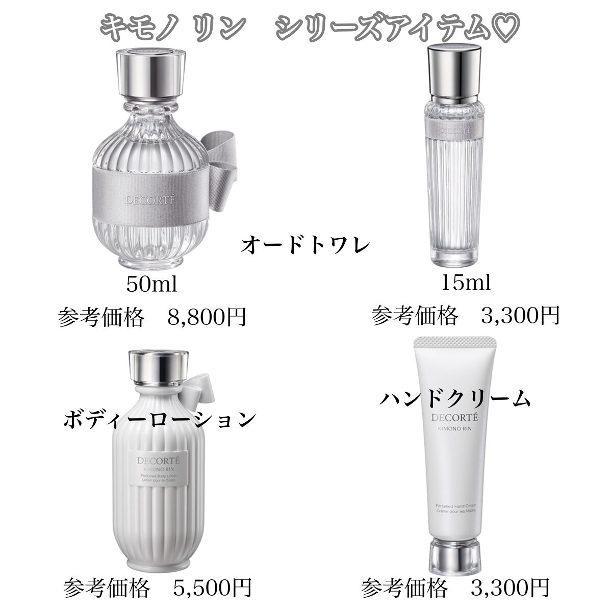 キモノ リン オードトワレ/DECORTÉ/香水(レディース)を使ったクチコミ(4枚目)