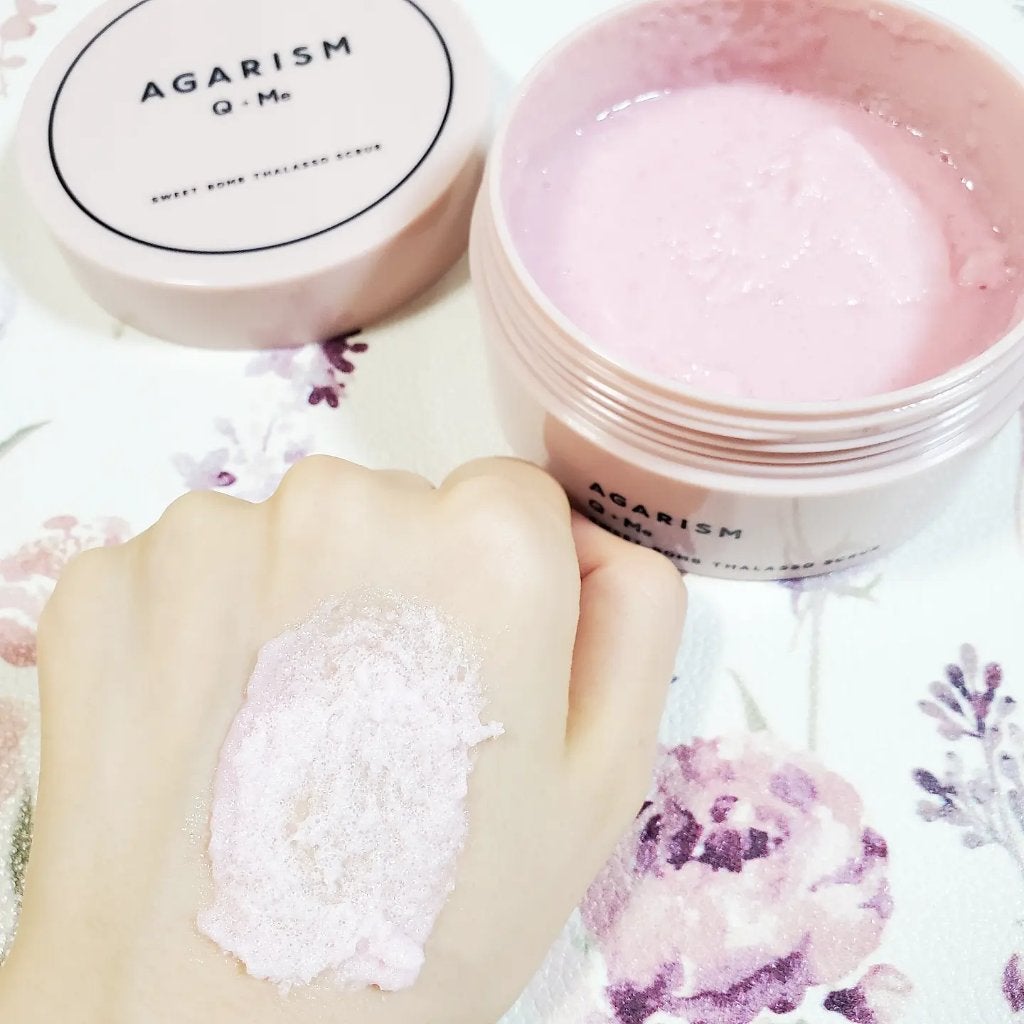 Q+Me スウィート ボム タラソ スクラブ/AGARISM/バスト・ヒップケアを使ったクチコミ(5枚目)