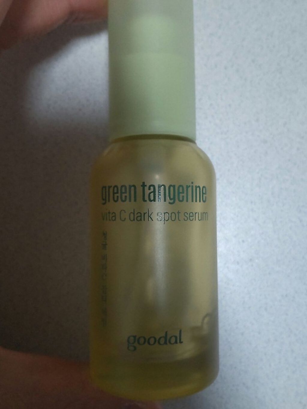 グリーンタンジェリン ビタC ダークスポットケアセラム/goodal/美容液を使ったクチコミ（1枚目）