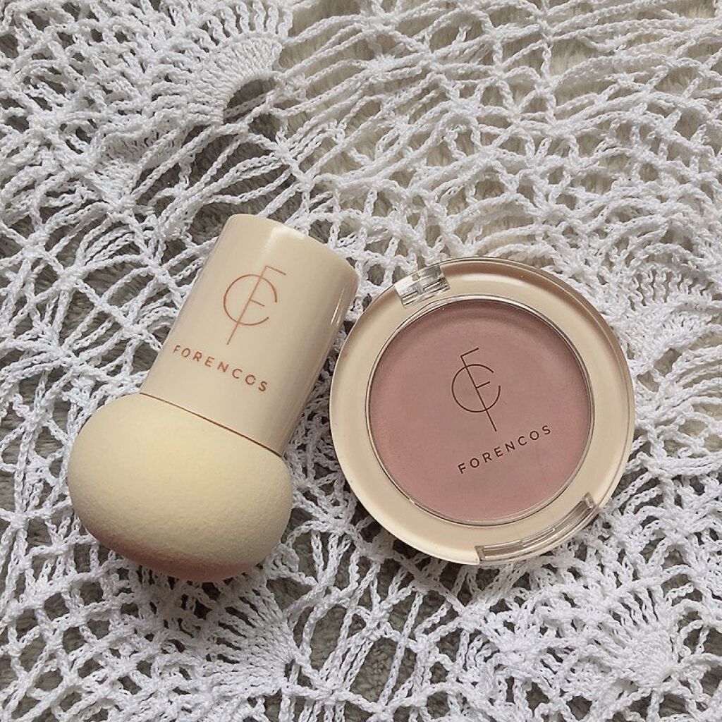 ピュアブラッシャー パフ付き/フォレンコス/パウダーチークを使ったクチコミ(3枚目)