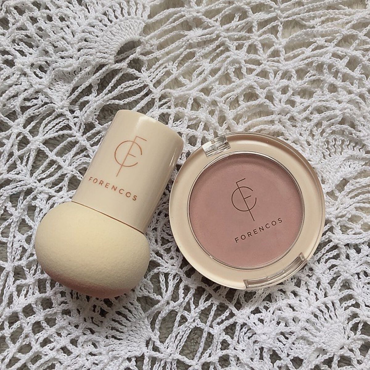ピュアブラッシャー パフ付き/フォレンコス/パウダーチークを使ったクチコミ（2枚目）