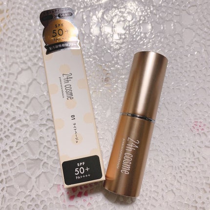 24 ミネラルモイストスティックファンデ/24h cosme/その他ファンデーションを使ったクチコミ(1枚目)