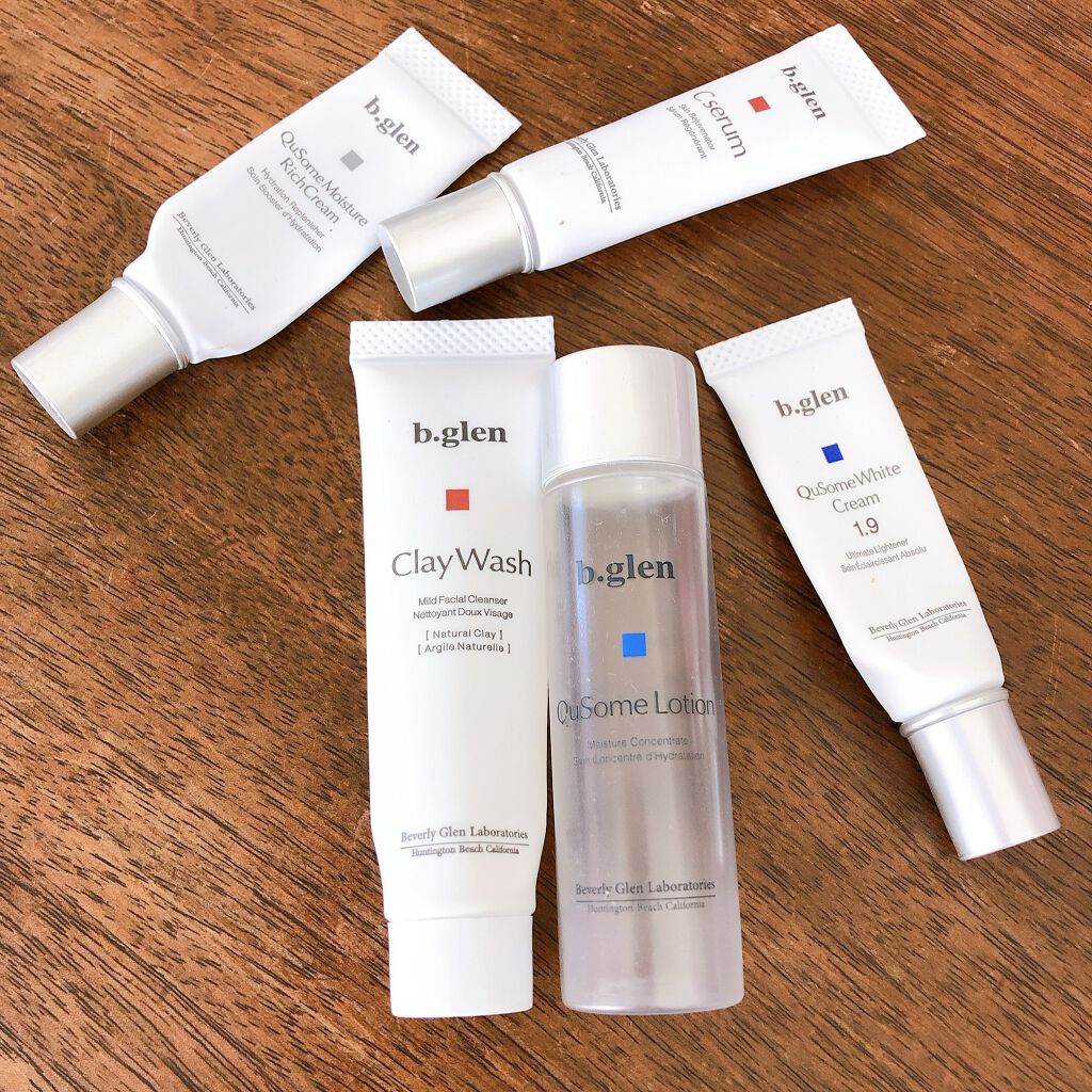 ホワイトケア トライアルセット/b.glen/スキンケアキットを使ったクチコミ（1枚目）
