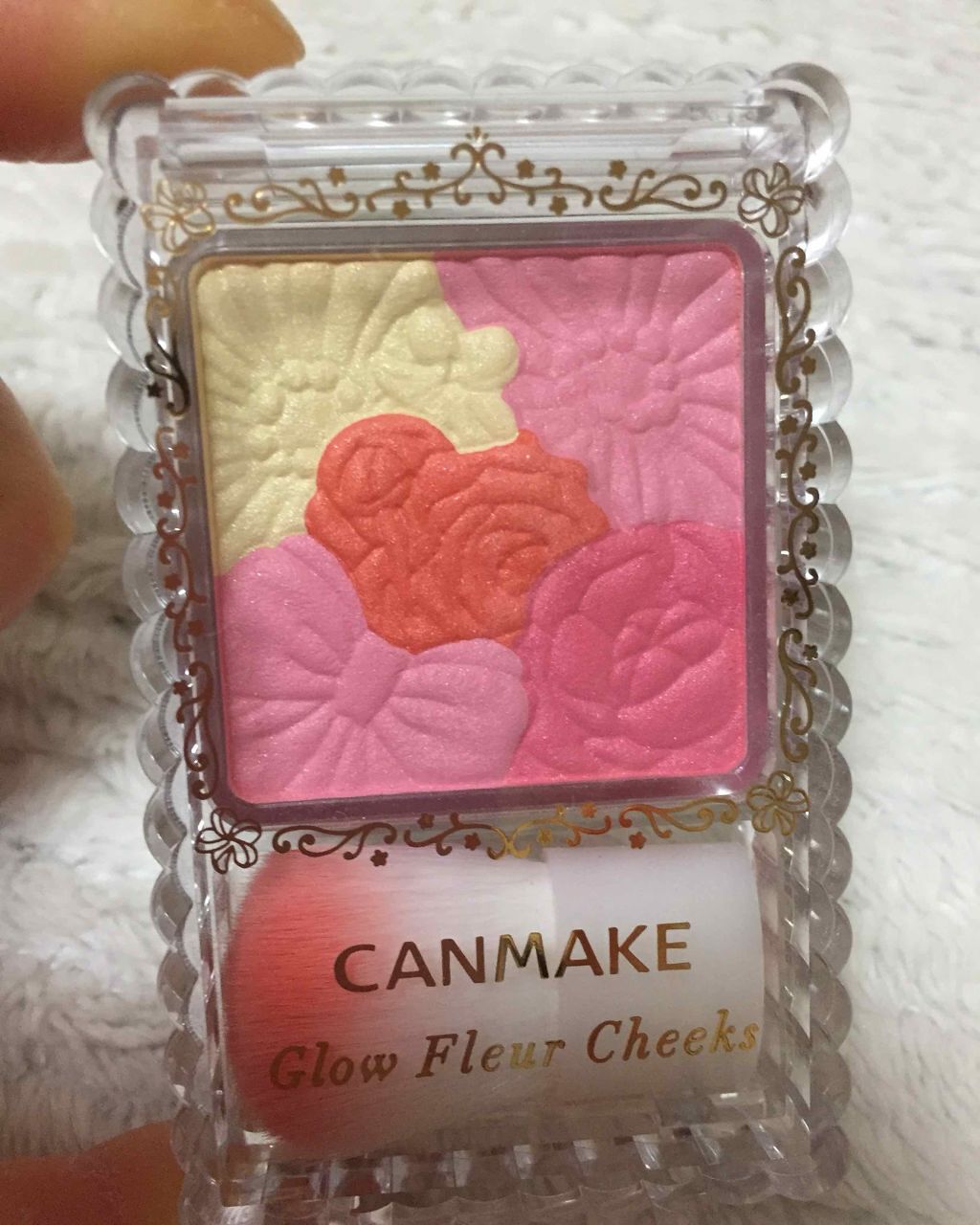 グロウフルールチークス/キャンメイク/パウダーチークを使ったクチコミ（1枚目）