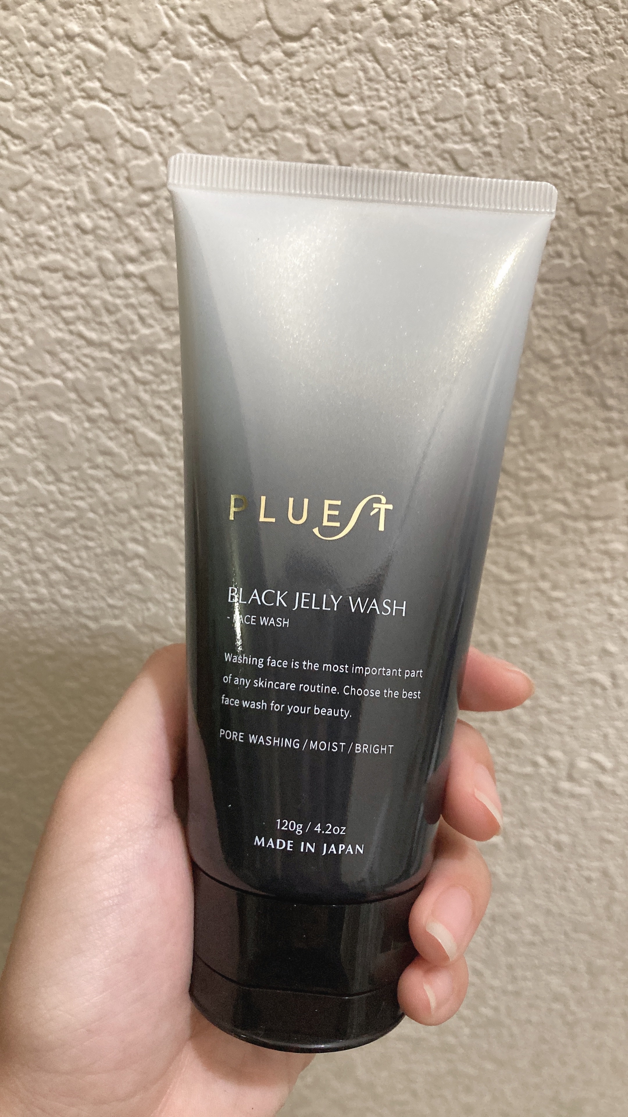 BLACK JELLY WASH（ブラックジェリーウォッシュ）/PLUEST/その他洗顔料を使ったクチコミ（1枚目）