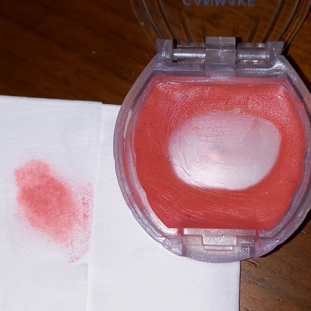 クリームチーク ティント 01 フレッシュポップメロン/キャンメイク/ジェル・クリームチークを使ったクチコミ（2枚目）