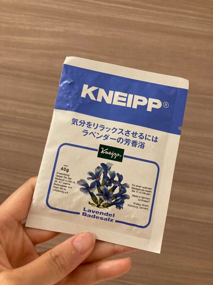 クナイプ バスソルト ラベンダーの香り/クナイプ/無機塩系入浴剤を使ったクチコミ(2枚目)