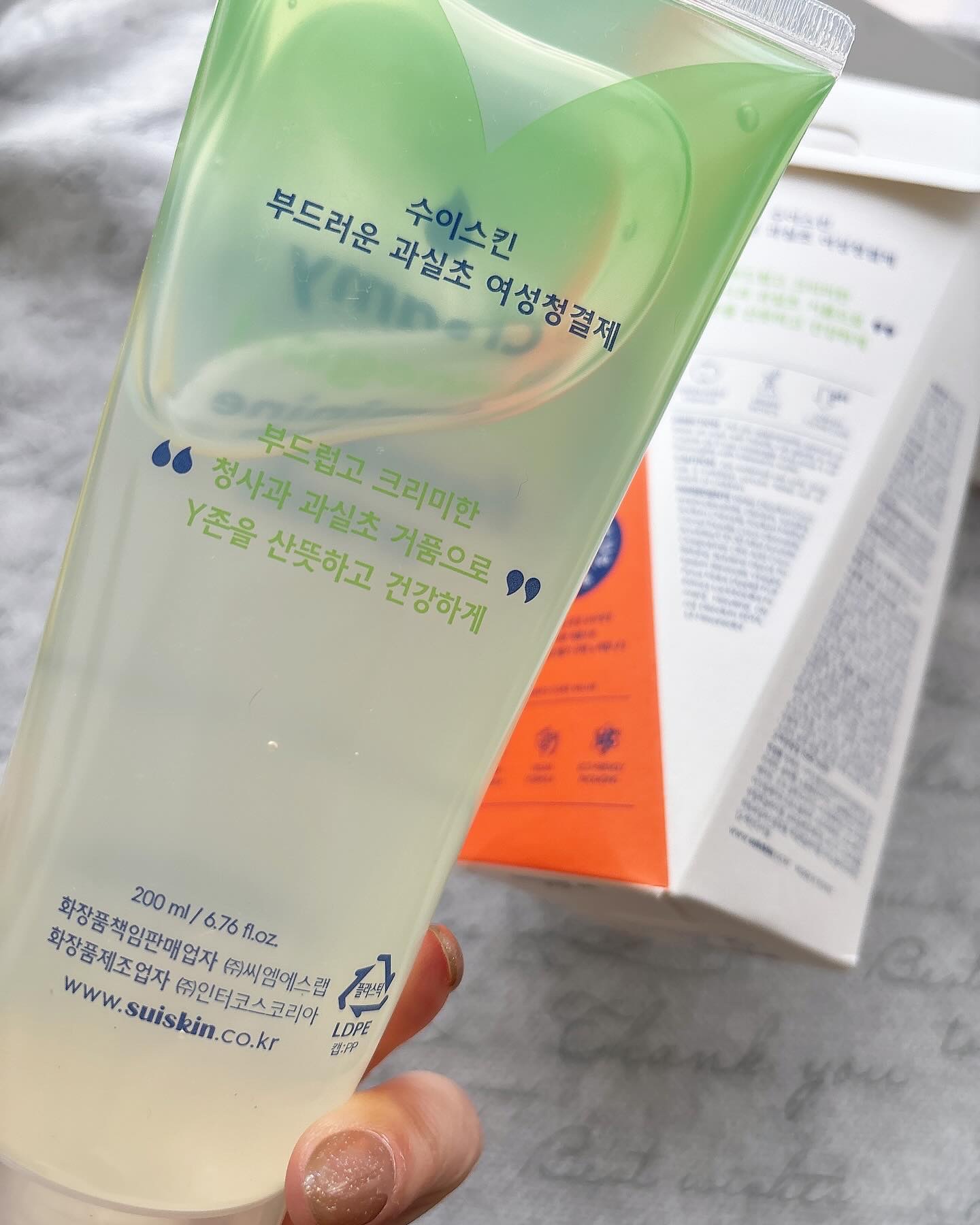 クリーミービネガーフェミニンウォッシュ/suiskin/ボディソープを使ったクチコミ（3枚目）