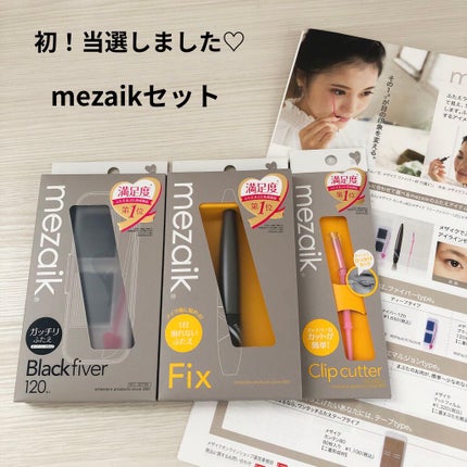 メザイク クリップ カッター ファイバー専用カッター/メザイク/二重まぶた用アイテムを使ったクチコミ(1枚目)