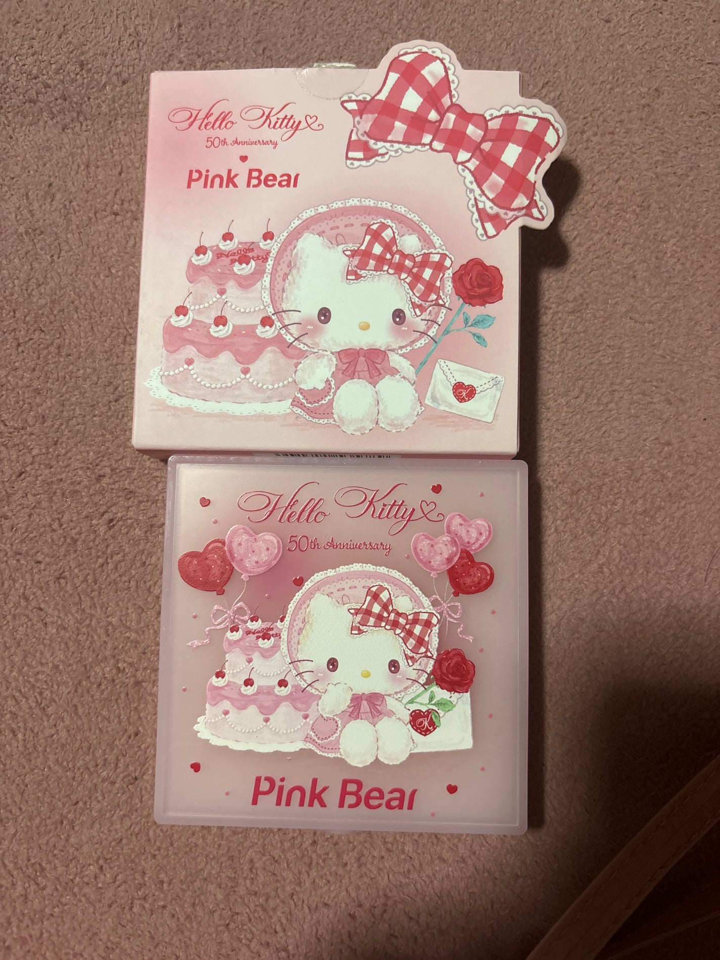 ピンクベアアイ&チークパレット/ピンクベア/アイシャドウパレットを使ったクチコミ(1枚目)