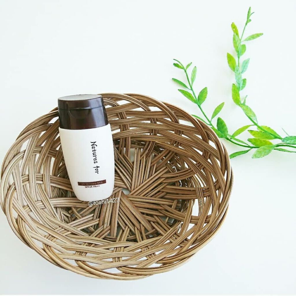 UVスキンケアミルク/Natures for/日焼け止め・UVケアを使ったクチコミ（1枚目）