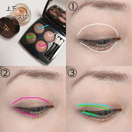 クリーム カラー フォー アイズ/TOM FORD BEAUTY/ジェル・クリームアイシャドウを使ったクチコミ(6枚目)