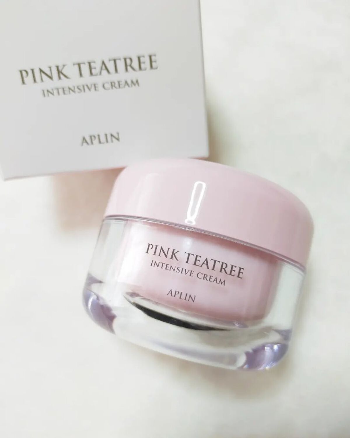 ピンクティーツリークリーム/APLIN/フェイスクリームを使ったクチコミ（1枚目）