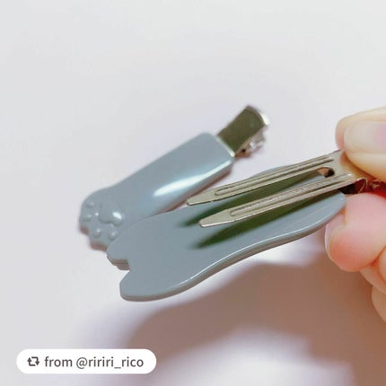 Nyarming ねこの前髪クリップ/貝印/ヘアアクセサリーを使ったクチコミ(2枚目)