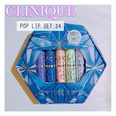 .
⭐️CLINIQUE
@cliniquejp @clinique 

ポップ リップ セット 24（季節限定）

୨୧┈┈┈┈┈┈┈┈┈┈┈┈୨୧

⭐️アメリカ人の友人から一足早く届いたクリスマス