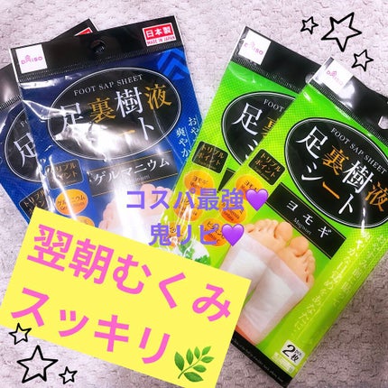 足裏樹液シート/DAISO/レッグ・フットケアを使ったクチコミ(1枚目)