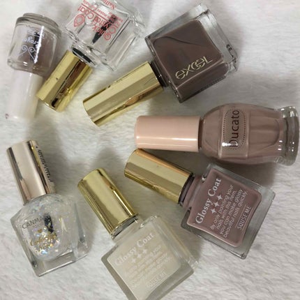 グロッシーコート/スキューズミー/オールインワンネイルを使ったクチコミ(3枚目)