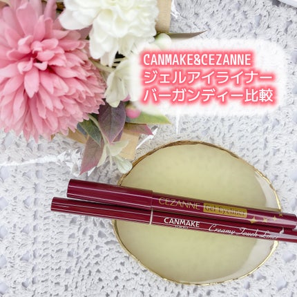 ジェルアイライナー/CEZANNE/ジェルアイライナーを使ったクチコミ(1枚目)