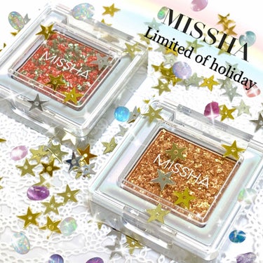 ✨MISSHA glitter prism eyeshadow✨
      ホリディ限定カラー🎄全２色(1200+tax)
      ❤️ 4枚目 movieスウォッチ有り


      キラッキ