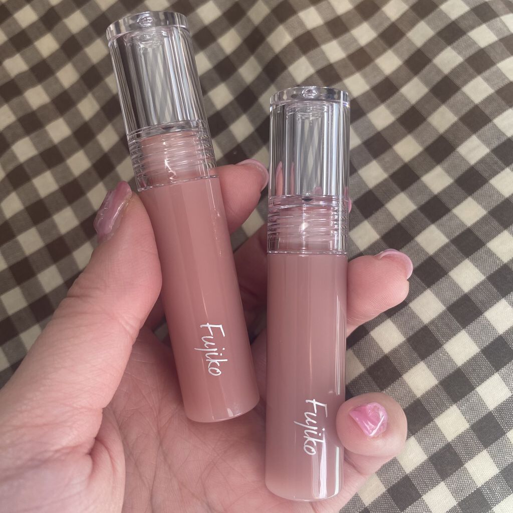 ニュアンスラップティント 03 珊瑚ブラウン/Fujiko/リップティントを使ったクチコミ（2枚目）