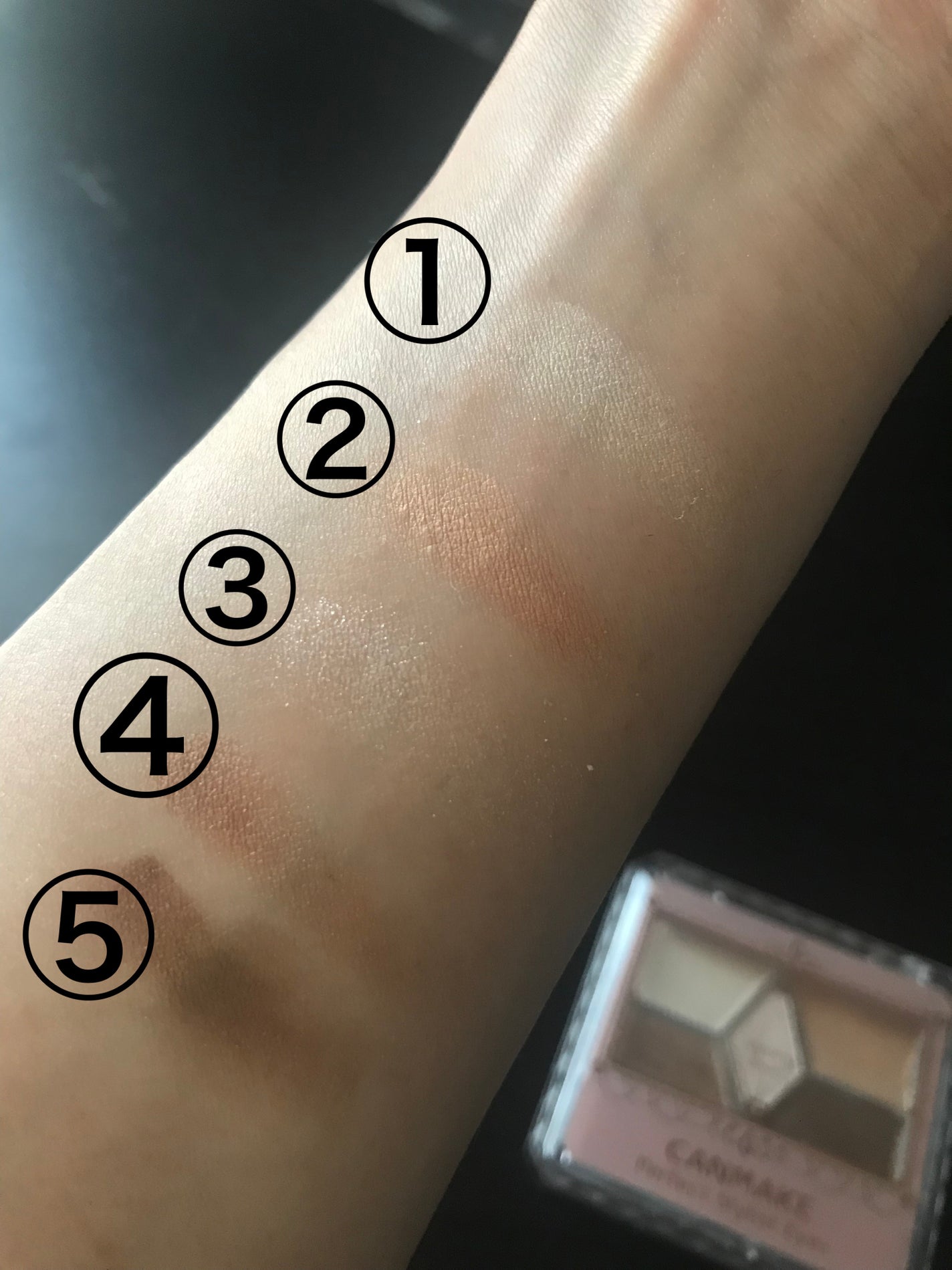 【旧品】パーフェクトスタイリストアイズ/キャンメイク/アイシャドウパレットを使ったクチコミ(3枚目)