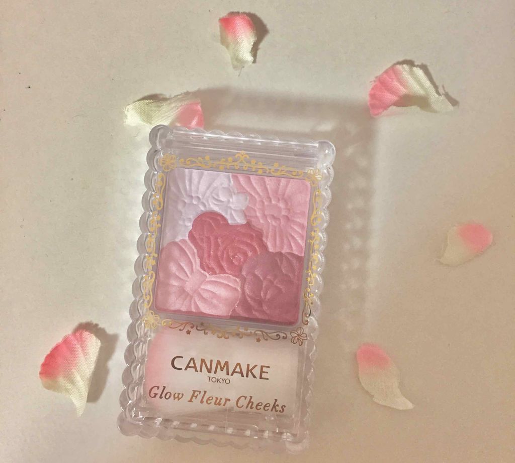 グロウフルールチークス/キャンメイク/パウダーチークを使ったクチコミ(1枚目)