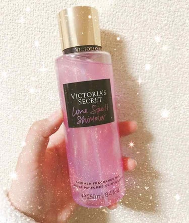 フレグランスミスト LOVE SPELL SHIMMER/victoria's secret (ヴィクトリアズシークレット)/香水(レディース)を使ったクチコミ（1枚目）