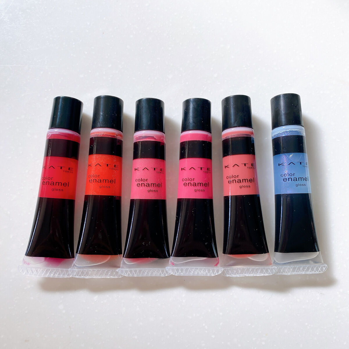 カラーエナメルグロス/KATE/リップグロスを使ったクチコミ（1枚目）