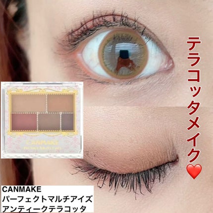 パーフェクトマルチアイズ/キャンメイク/アイシャドウパレットを使ったクチコミ(1枚目)