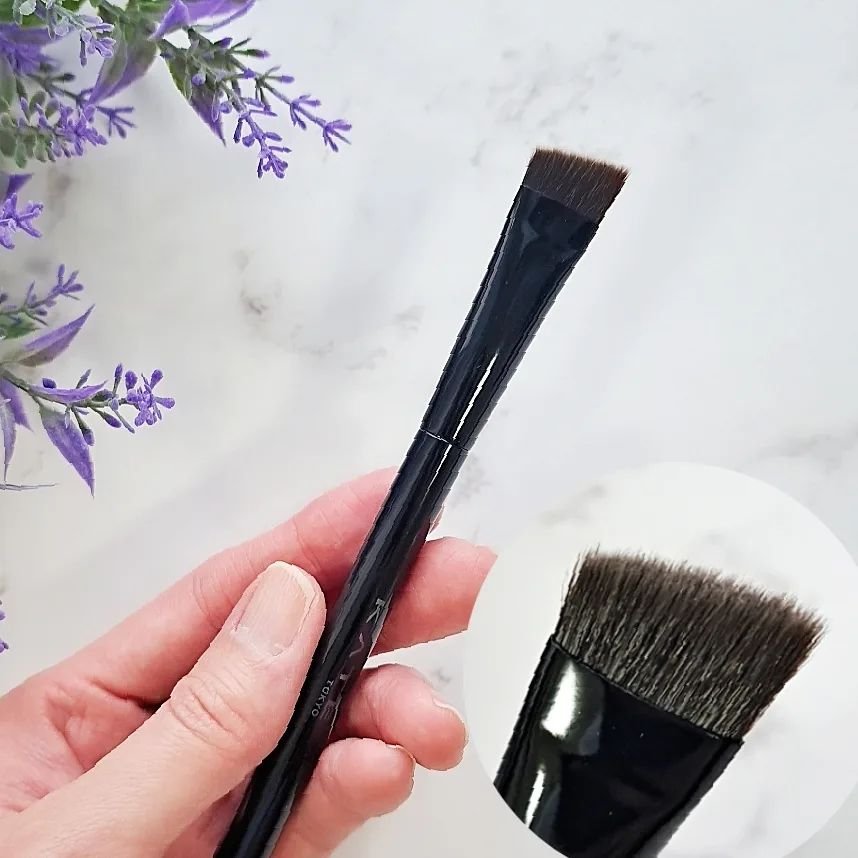 平行眉ブラシ　熊野筆/WHOMEE/メイクブラシを使ったクチコミ（3枚目）