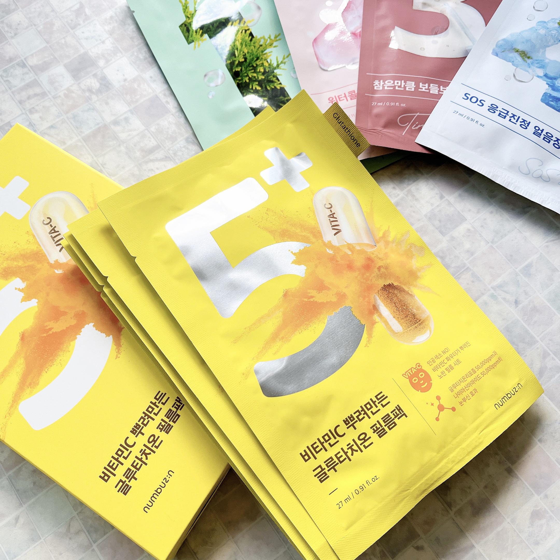 3番 すべすべキメケアシートマスク/numbuzin/シートマスク・パックを使ったクチコミ（1枚目）