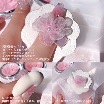 ジルスチュアート パステルペタル ブラッシュ/JILL STUART/パウダーチークを使ったクチコミ(6枚目)