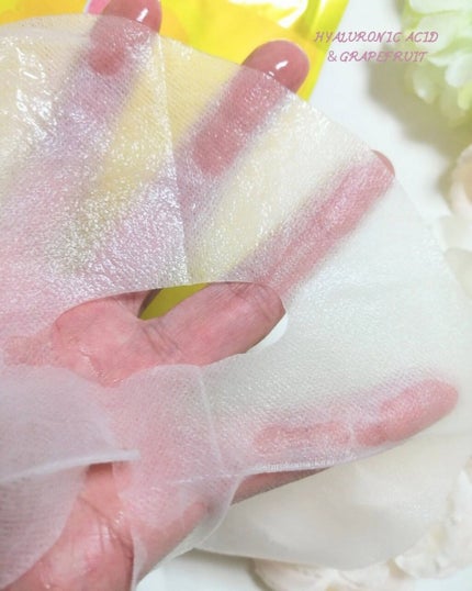 デイリーケアマスク ヒアルロン酸&グレープフルーツ/RISM/シートマスク・パックを使ったクチコミ(5枚目)