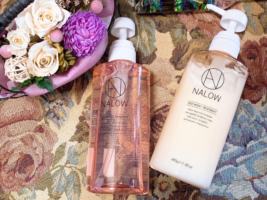 ディープモイスト シャンプー／トリートメント/NALOW/市販シャンプーを使ったクチコミ（1枚目）