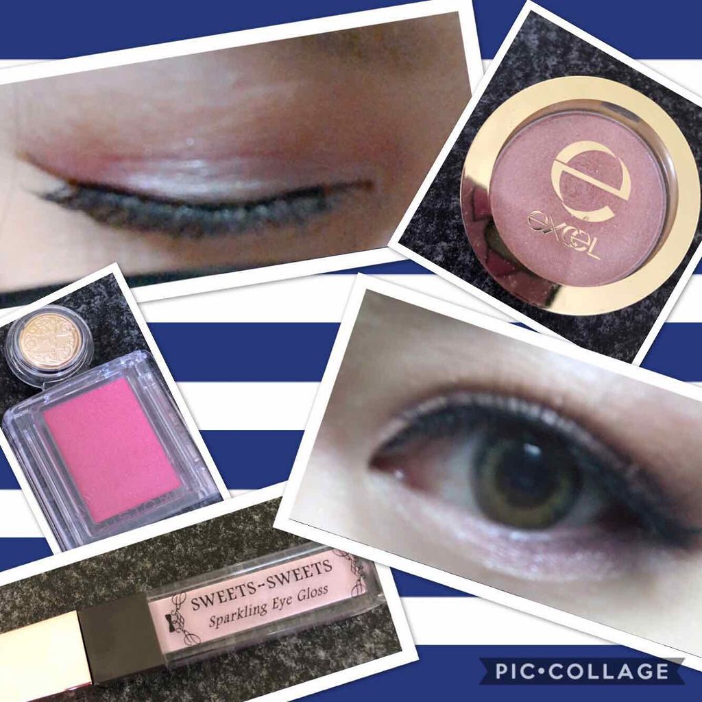 シャイニーシャドウ N/excel/単色アイシャドウを使ったクチコミ(1枚目)