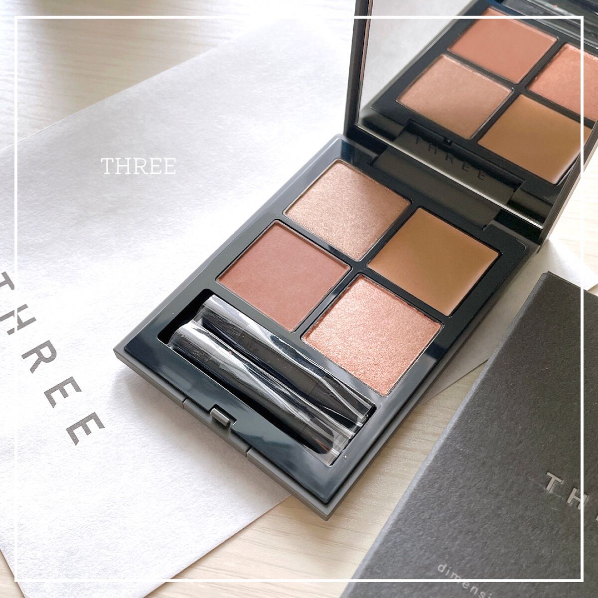 ディメンショナルビジョンアイパレット 09 MY INNER LIFE/THREE/アイシャドウパレットを使ったクチコミ（1枚目）