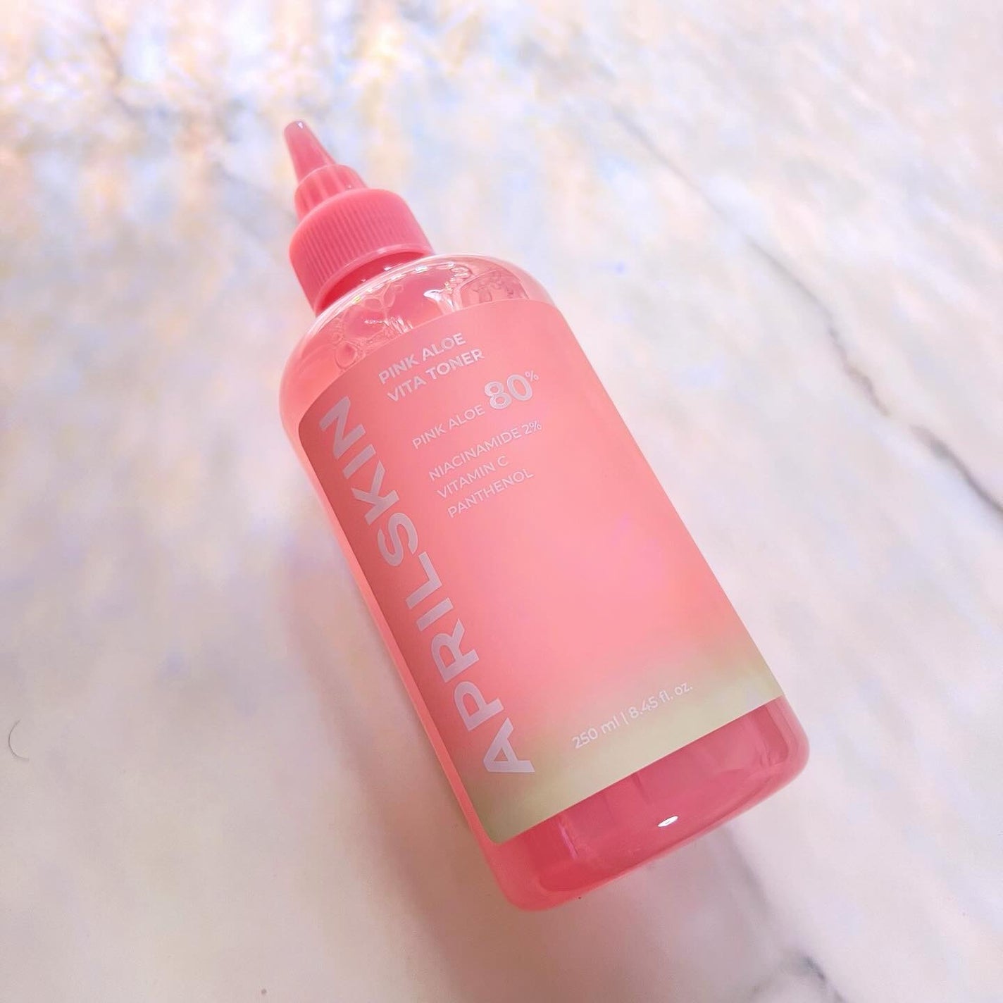 ピンクアロエビタトナー/APRILSKIN/化粧水を使ったクチコミ(2枚目)