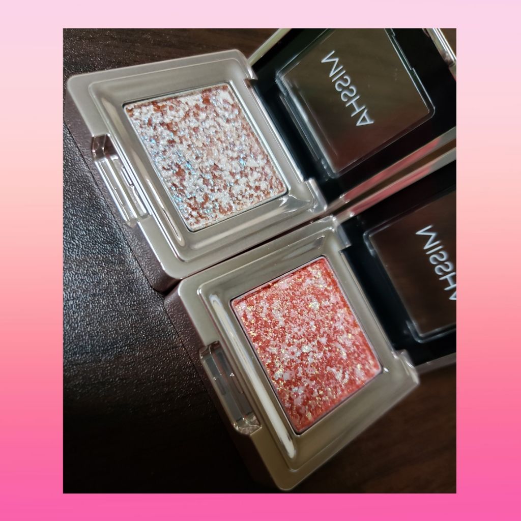 グリッタープリズム シャドウ/MISSHA/グリッターを使ったクチコミ(2枚目)