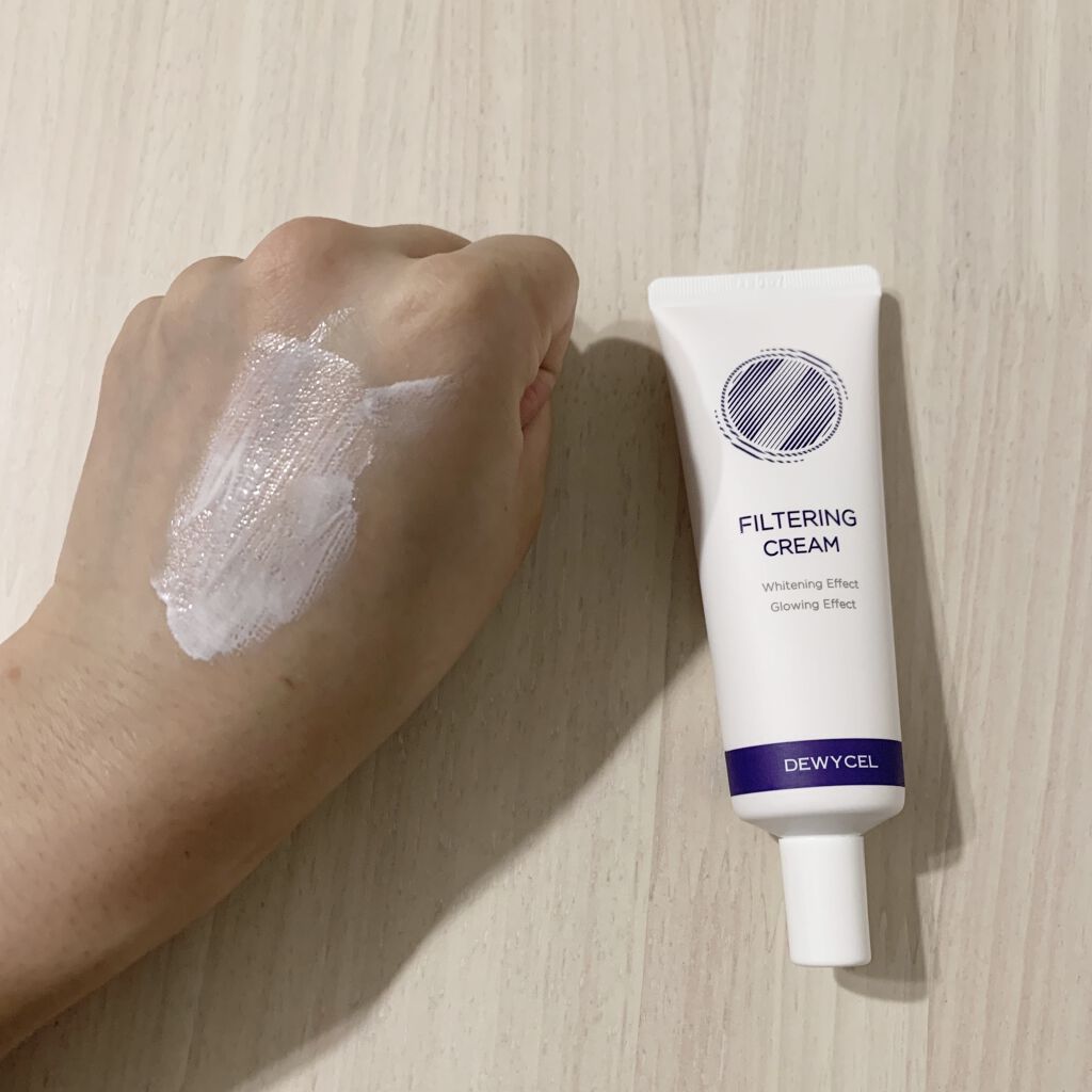 フィルタリングクリーム/DEWYCEL/日焼け止めクリームを使ったクチコミ（2枚目）
