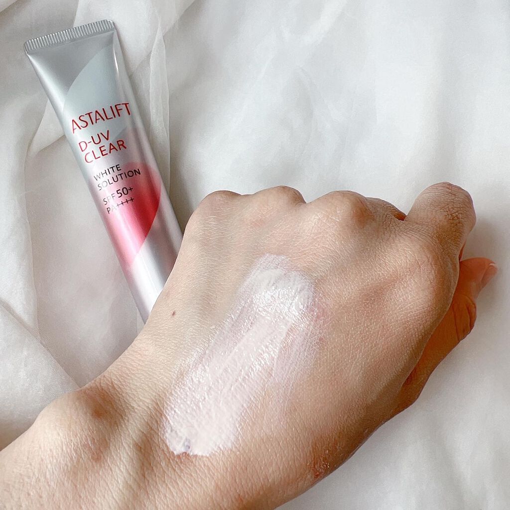 D-UVクリア ホワイトソリューション/アスタリフト/日焼け止めクリームを使ったクチコミ（3枚目）
