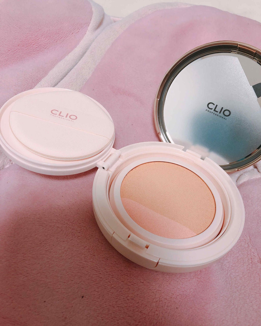 キル カバー ピンク グロウ クリーム クッション/CLIO/クッションファンデーションを使ったクチコミ(2枚目)
