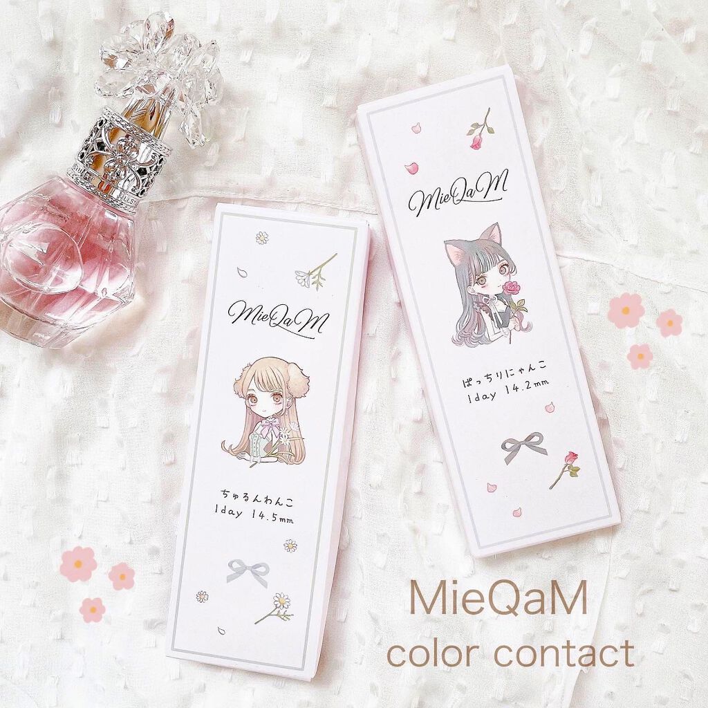 ぱっちりにゃんこ/MieQaM/カラーコンタクトレンズを使ったクチコミ（1枚目）