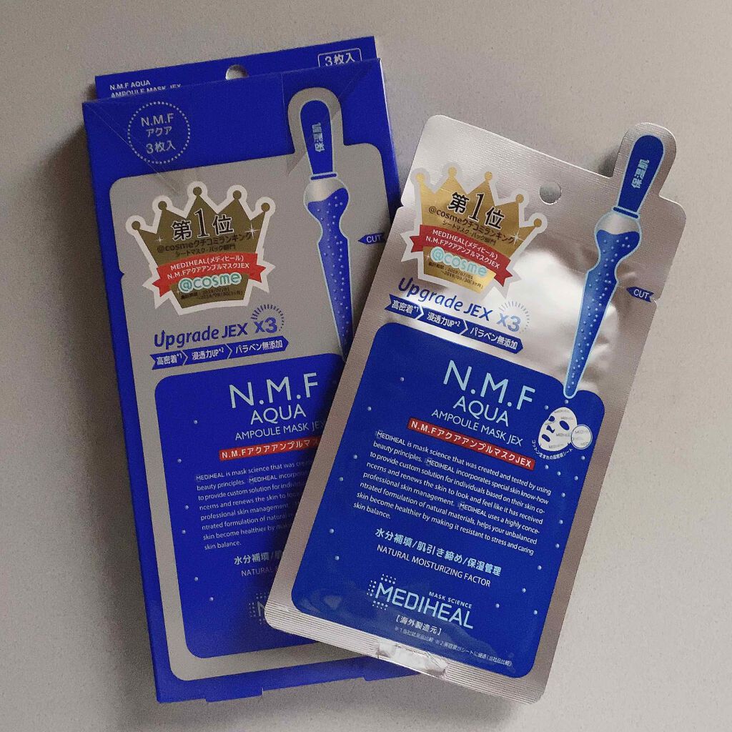 N.M.FアクアアンプルマスクJEX/MEDIHEAL/シートマスク・パックを使ったクチコミ(2枚目)