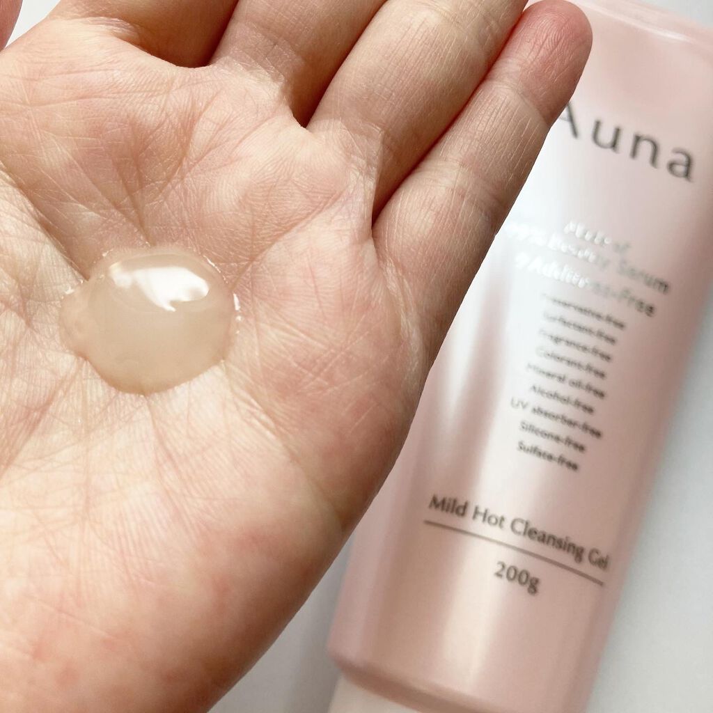 マイルドホットクレンジングジェル/Auna/クレンジングジェルを使ったクチコミ（2枚目）