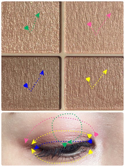 シルキースフレアイズ(マットタイプ)/キャンメイク/アイシャドウパレットを使ったクチコミ(3枚目)