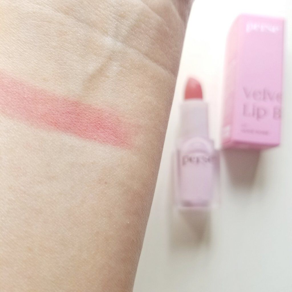 ベルベットフィックスリップバーム/perse/リップバームを使ったクチコミ(3枚目)