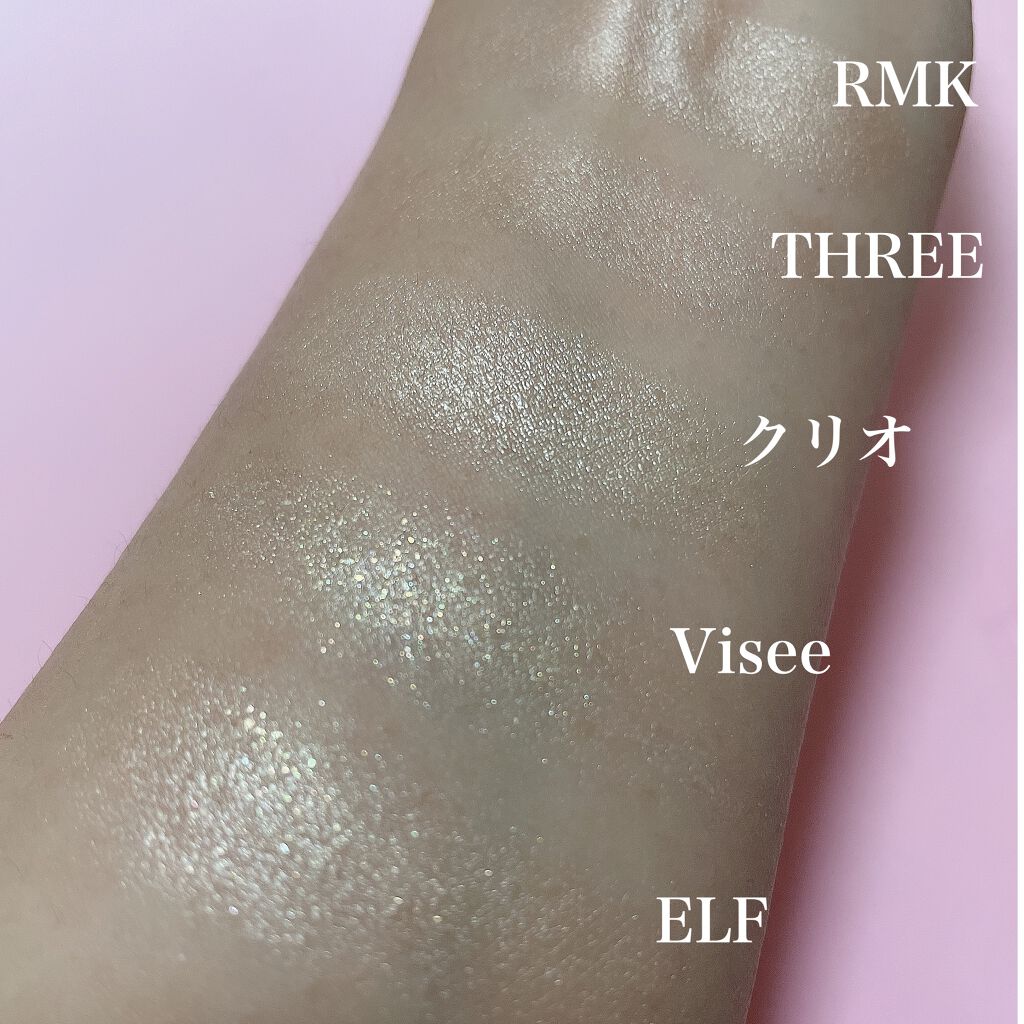 ベイクド ハイライター & ブラッシュ/e.l.f. Cosmetics/パウダーハイライトを使ったクチコミ（3枚目）