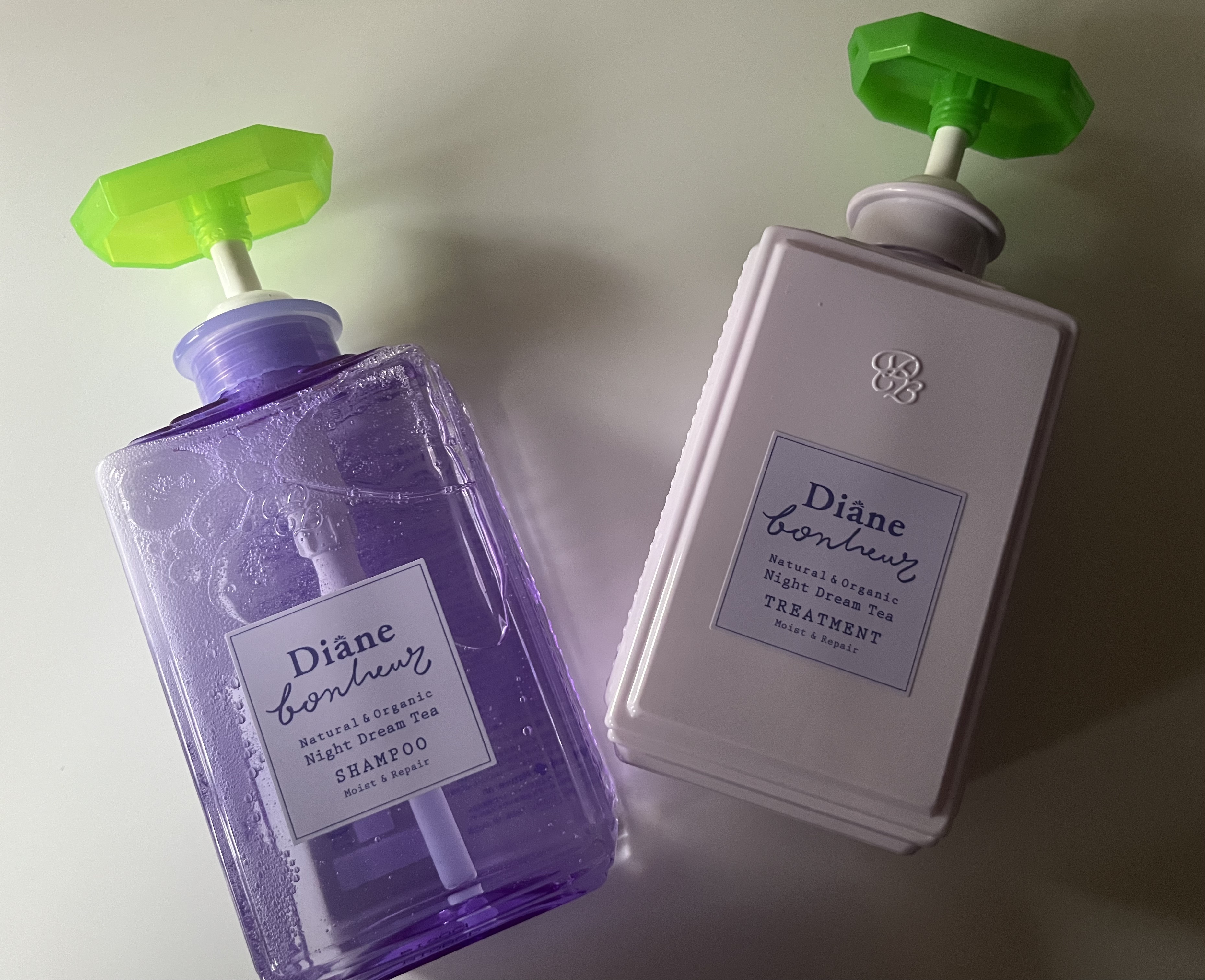 ダイアンボヌール モイスト＆リペア シャンプー/トリートメント ナイトドリームティーの香り/ダイアン/市販シャンプーを使ったクチコミ（1枚目）