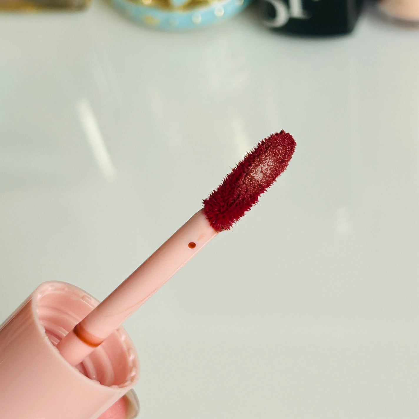 アンドバイロムアンド グラッシーボムティント/&nd by rom&nd/リップティントを使ったクチコミ(3枚目)