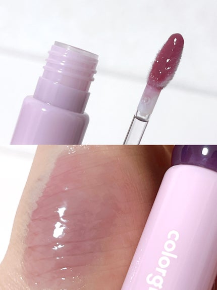 タンフルグラスグロス/Colorgram/リップグロスを使ったクチコミ(3枚目)